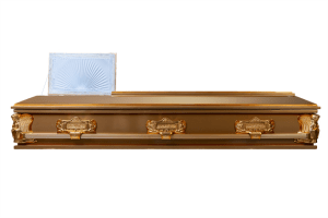 Ataúd Artemis modelo Dorado 1 — Funeraria El Alba