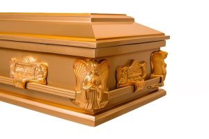 Ataúd Artemis modelo Dorado 2 — Funeraria El Alba