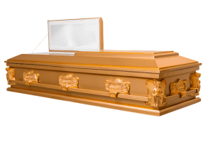 Ataúd Artemis modelo Dorado 2 — Funeraria El Alba