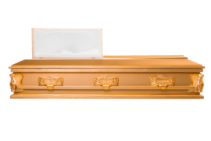 Ataúd Artemis modelo Dorado 2 — Funeraria El Alba