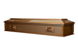 Ataúd Piramidal modelo Café — Funeraria El Alba