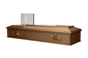Ataúd Piramidal modelo Café — Funeraria El Alba