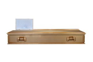 Ataúd Piramidal modelo Café — Funeraria El Alba