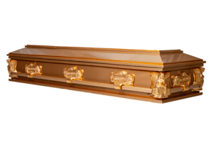 Ataúd Artemis modelo Dorado 1 — Funeraria El Alba