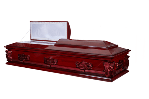 Ataúd Casiopea modelo Café Oscuro — Funeraria El Alba