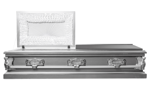 Ataúd Pérgola modelo Plateada — Funeraria El Alba