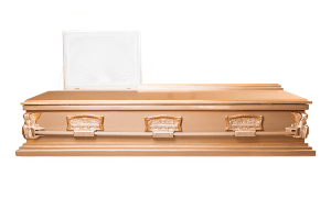 Ataúd Especial modelo Dorado — Funeraria El Alba