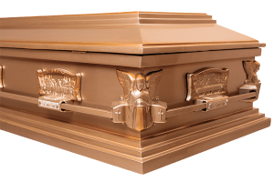 Ataúd Especial modelo Dorado — Funeraria El Alba