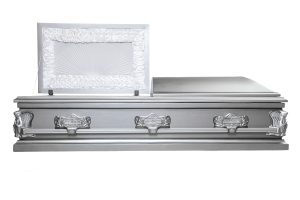 Ataúd Presidente modelo Plateado — Funeraria El Alba