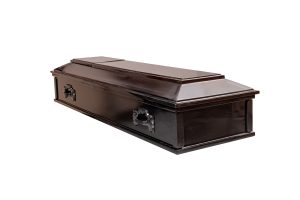 Ataúd Piramidal modelo Negro — Funeraria El Alba