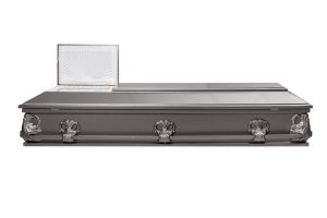 Ataúd Vergel modelo Plateado — Funeraria El Alba
